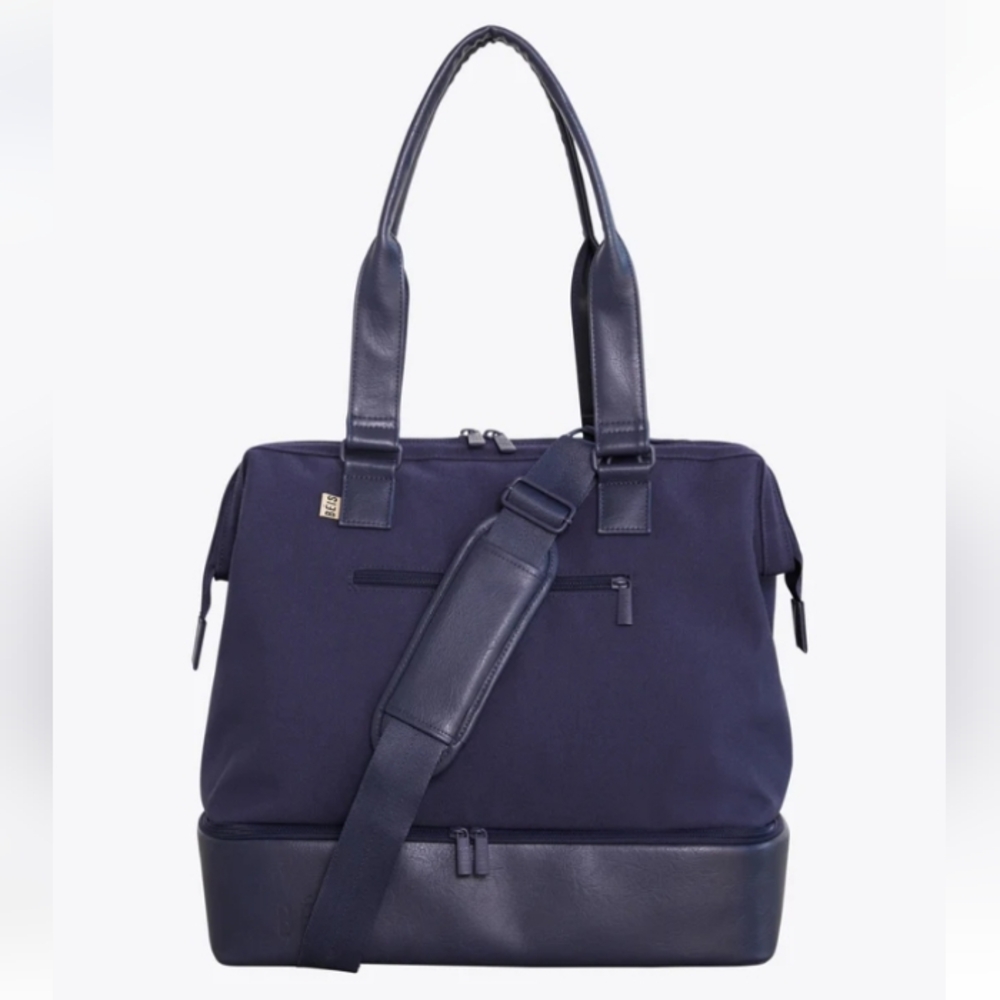 Beis mini weekend bag Navy with strap